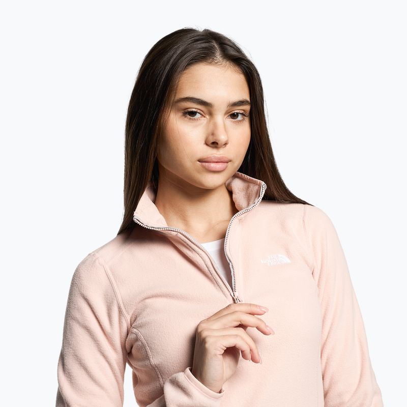 Women's fleece sweatshirt The North Face 100 Glacier 1/4 Zip pink NF0A5IHNLK61 3