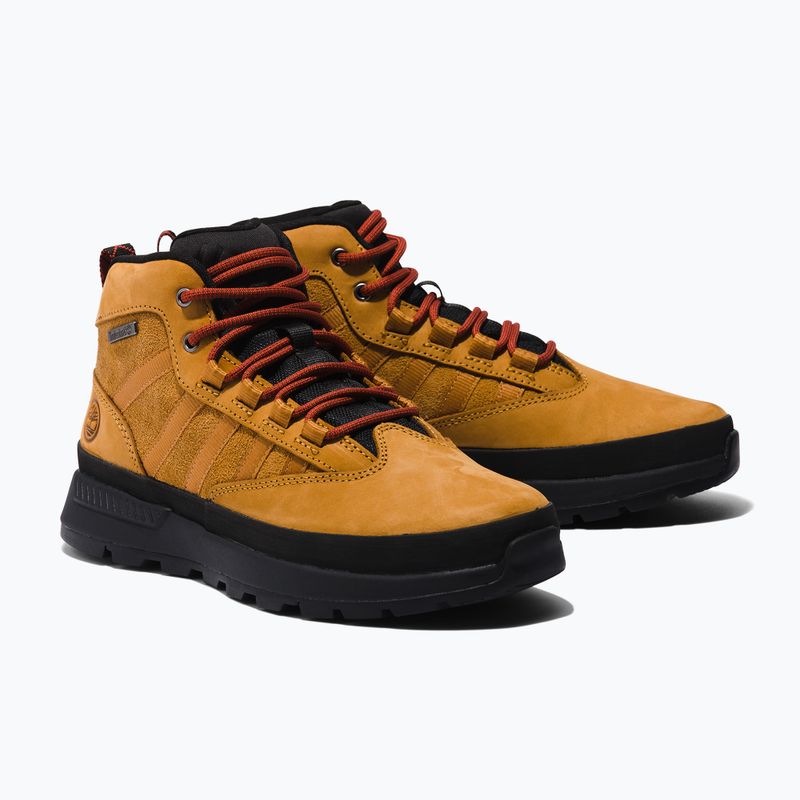 Timberland men's Euro Trekker Mid Leather wheat nubuck shoes 13