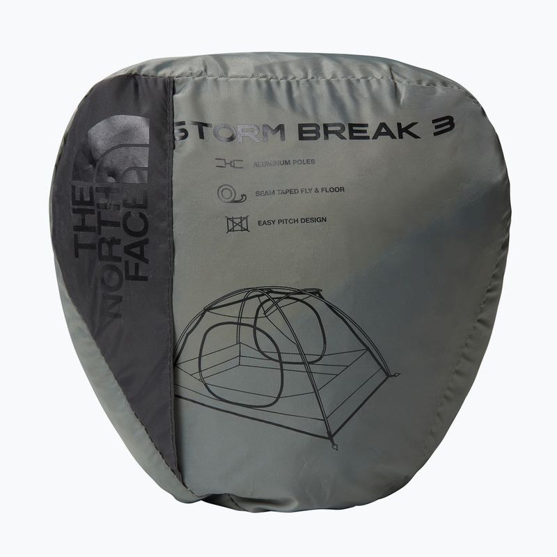 Stormbreak 3-person camping tent agave green/asphalt grey 10