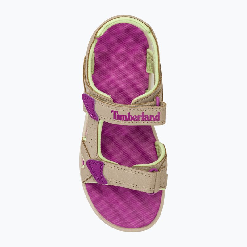 Timberland Perkins Row 2 Strap pure cashmere junior sandals 5