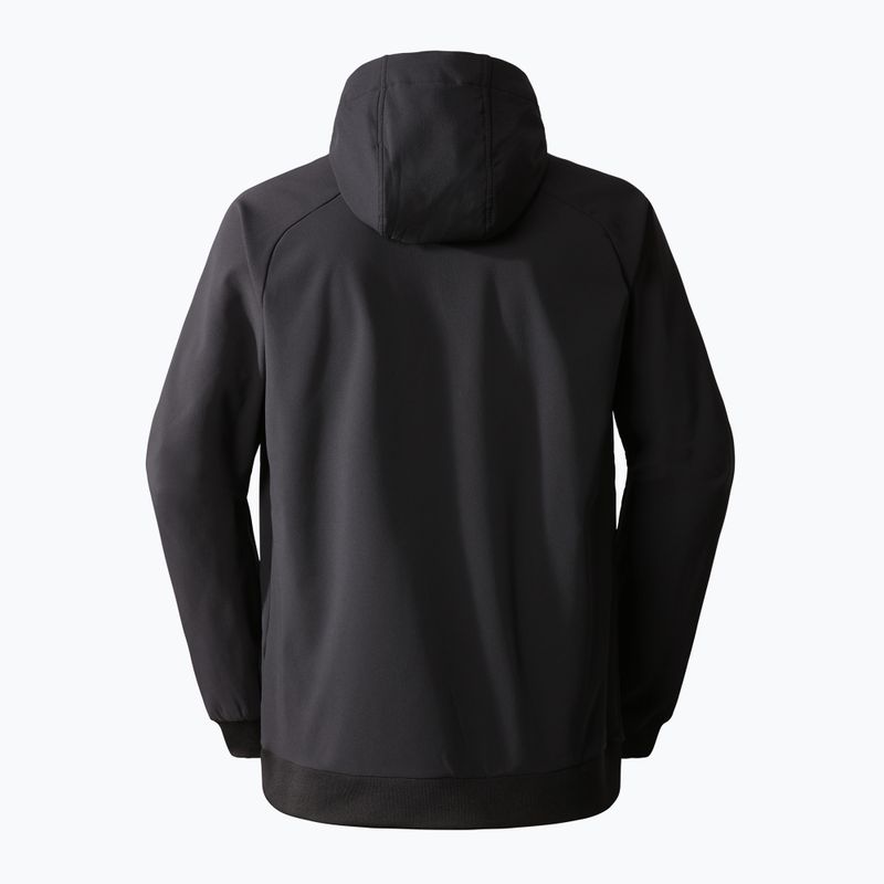 Men's sweatshirt The North Face Tekno Logo Hoodie black/white 7