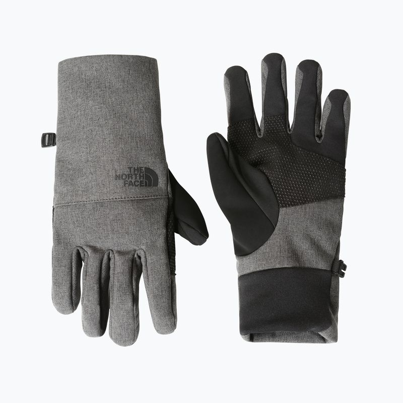 Men's trekking gloves The North Face Apex Etip dark grey heather 5