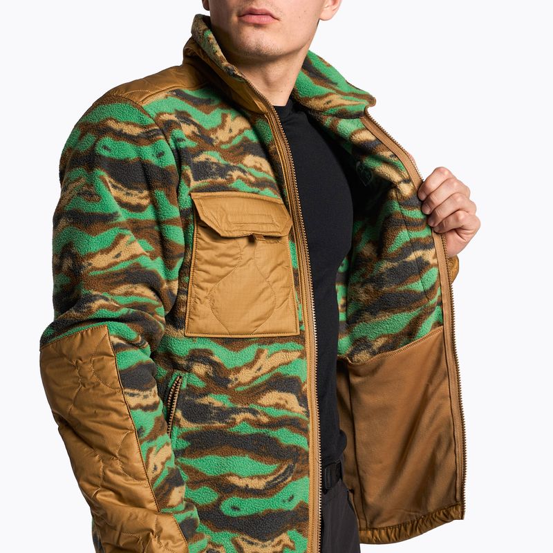 Men's trekking sweatshirt The North Face Royal Arch FZ brown and green NF0A7UJBIOO1 4