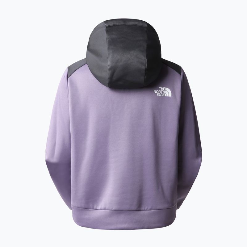 Women's trekking sweatshirt The North Face Reaxion Fleece P/O Hoodie purple NF0A7ZACIDM1 2