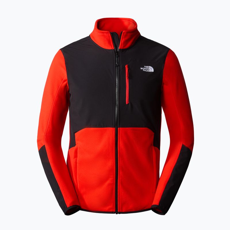 Men's trekking sweatshirt The North Face Glacier Pro FZ red NF0A5IHSWU51