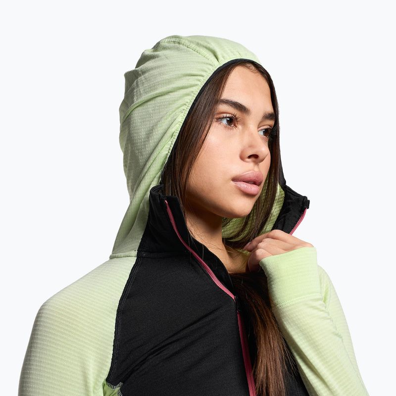 Women's fleece sweatshirt The North Face Bolt Polartec Hoodie black-green NF0A825JRK21 4