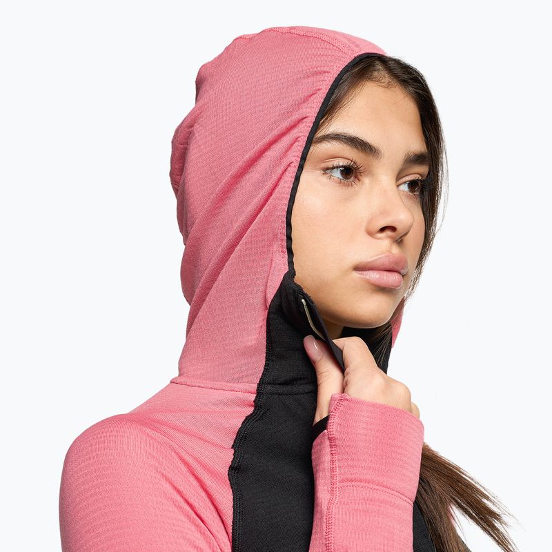 Women's fleece sweatshirt The North Face Bolt Polartec Hoodie black and pink NF0A825JWV51 4