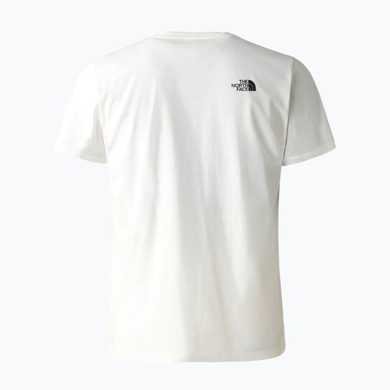 Men's trekking t-shirt The North Face Foundation Graphic white NF0A55EFQ4C1 2
