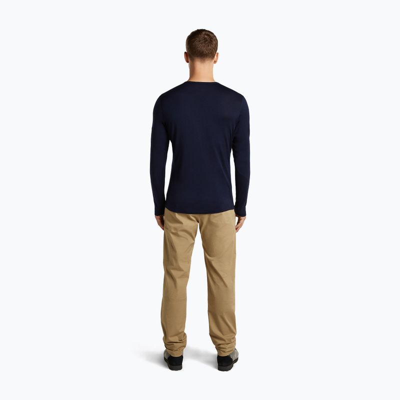 Men's longsleeve icebreaker Merino 200 Oasis Crewe SkiingYeti midnight navy 5