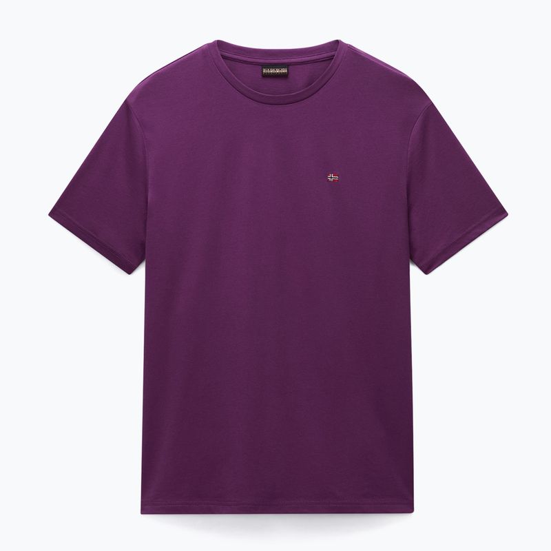 Men's T-shirt Napapijri Salis purple pass vaa