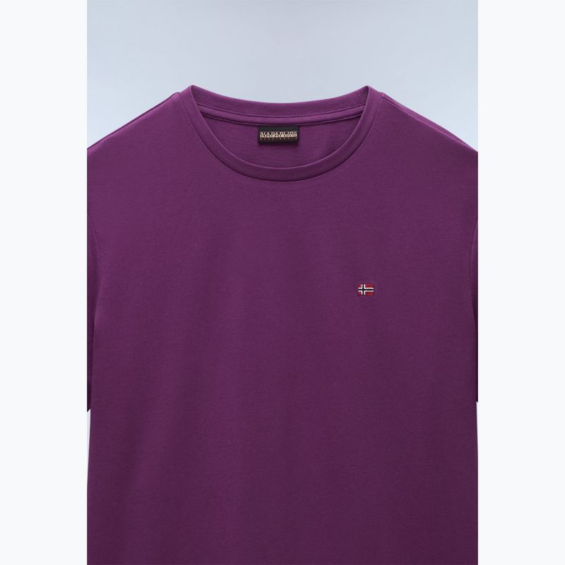 Men's T-shirt Napapijri Salis purple pass vaa 3