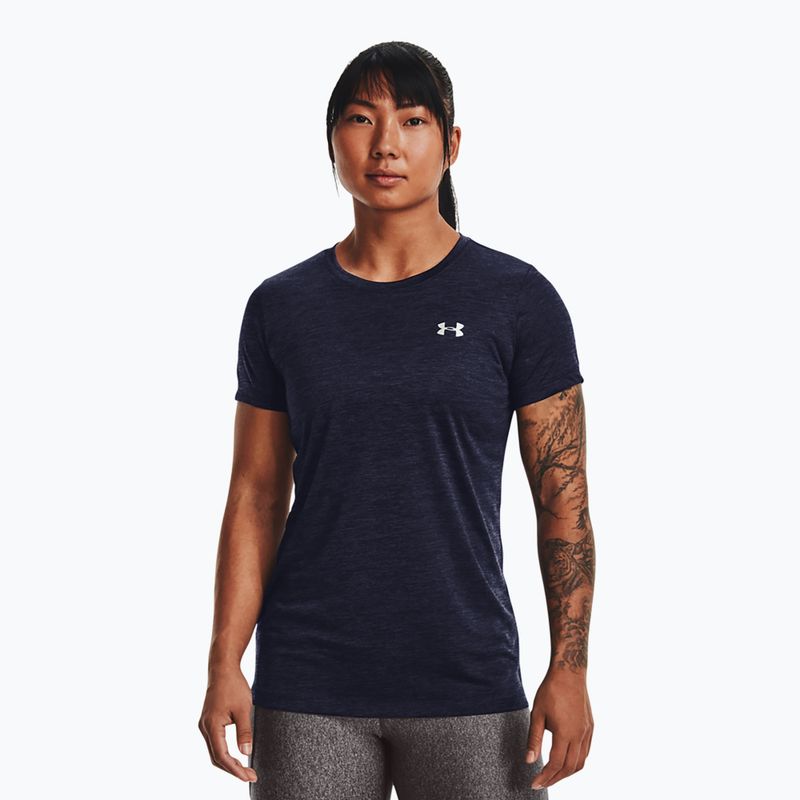 Under Armour Tech SSC women's training t-shirt midnight navy/cadet/metallic silver