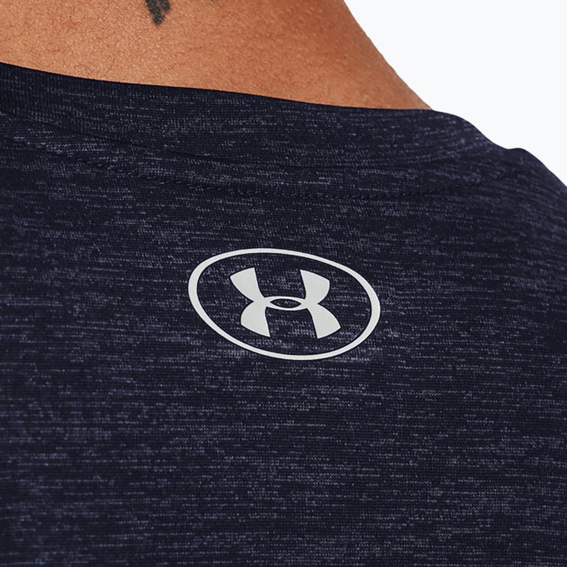 Under Armour Tech SSC women's training t-shirt midnight navy/cadet/metallic silver 3