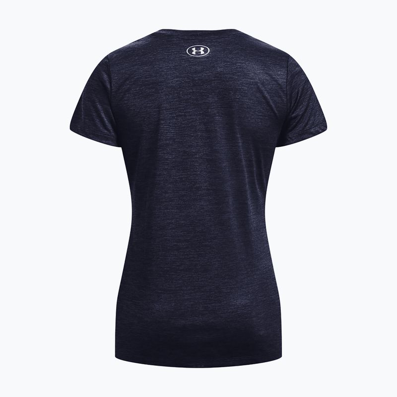 Under Armour Tech SSC women's training t-shirt midnight navy/cadet/metallic silver 5