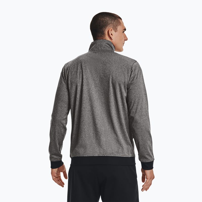 Under Armour Sportstyle Tricot grey men's training sweatshirt 1329293 3