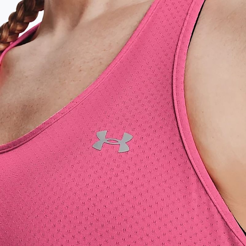 Under Armour HeatGear Armour Racer Women's Training Tank Top Pink 1328962 4