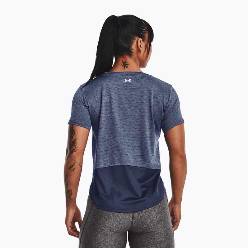 Under Armour women's training t-shirt UA Tech Vent SS blue 1366129 2