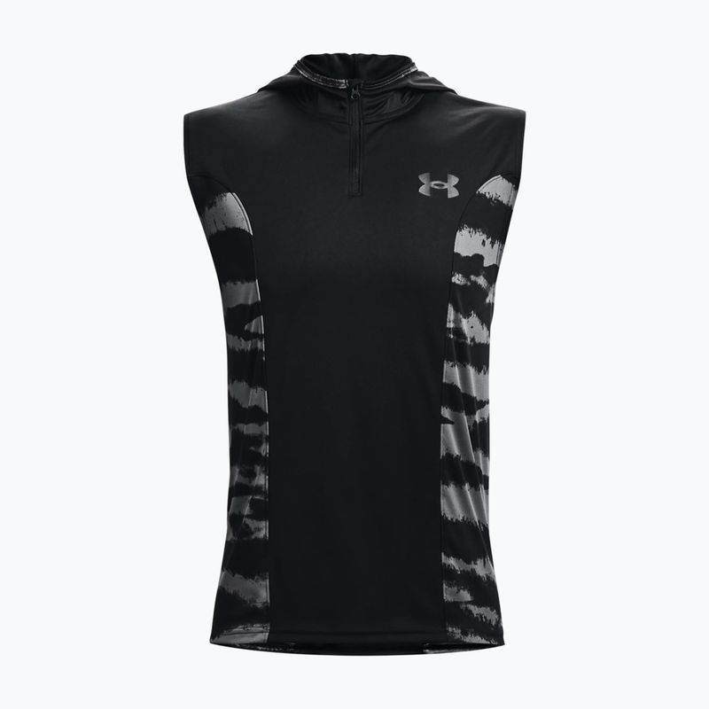 Under Armour Baseline Tank Hoodie 002 men's basketball t-shirt black 1370240-002-LG