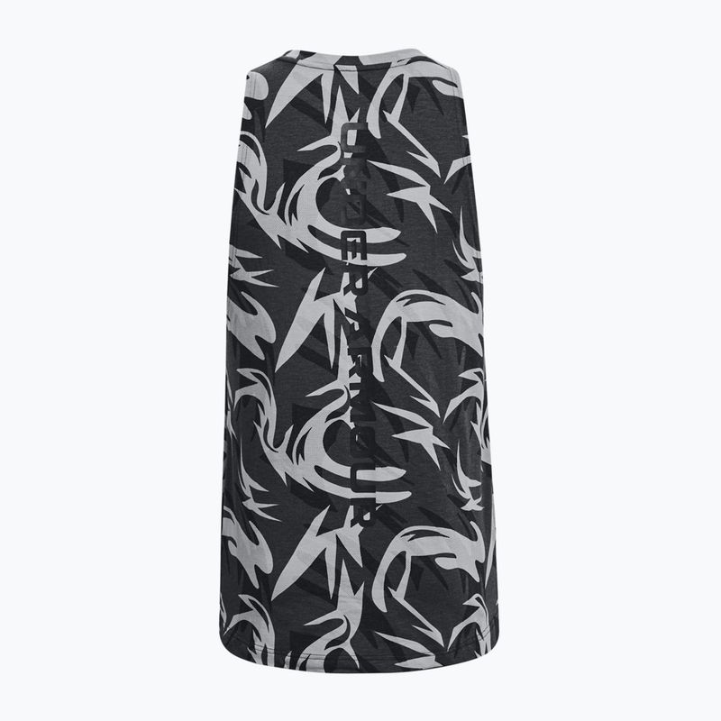 Under Armour Baseline Printed Tank 003 men's basketball shirt black 1370239-003-MD 2