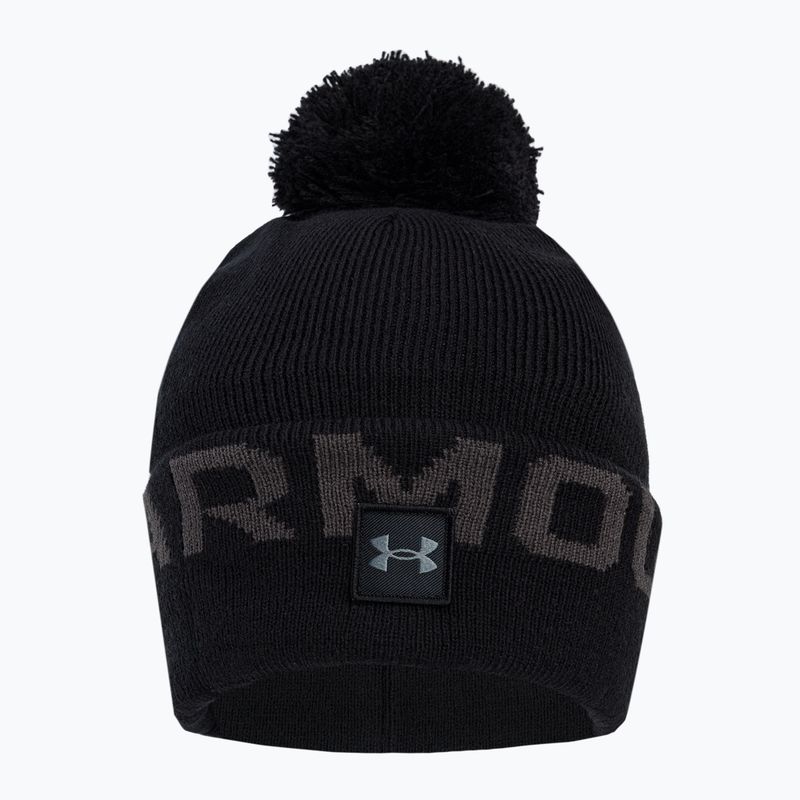 Under Armour men's winter cap Ua Halftime Fleece Pom black 1373093 2