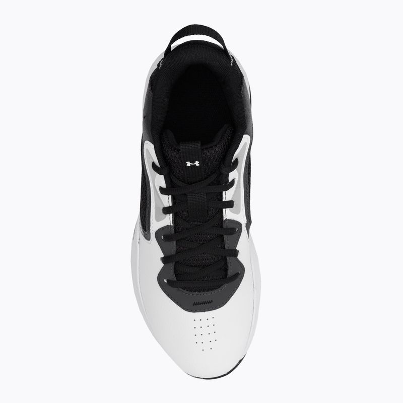 Under Armour Lockdown 6 men's basketball shoes white and grey 3025616-101 6