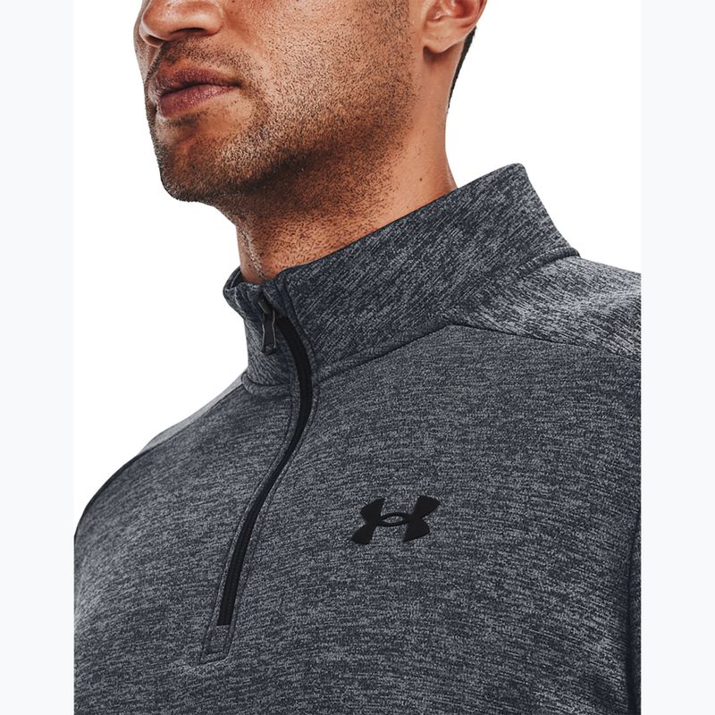 Under Armour Armour Fleece 1/4 Zip men's training sweatshirt pitch gray/black 4