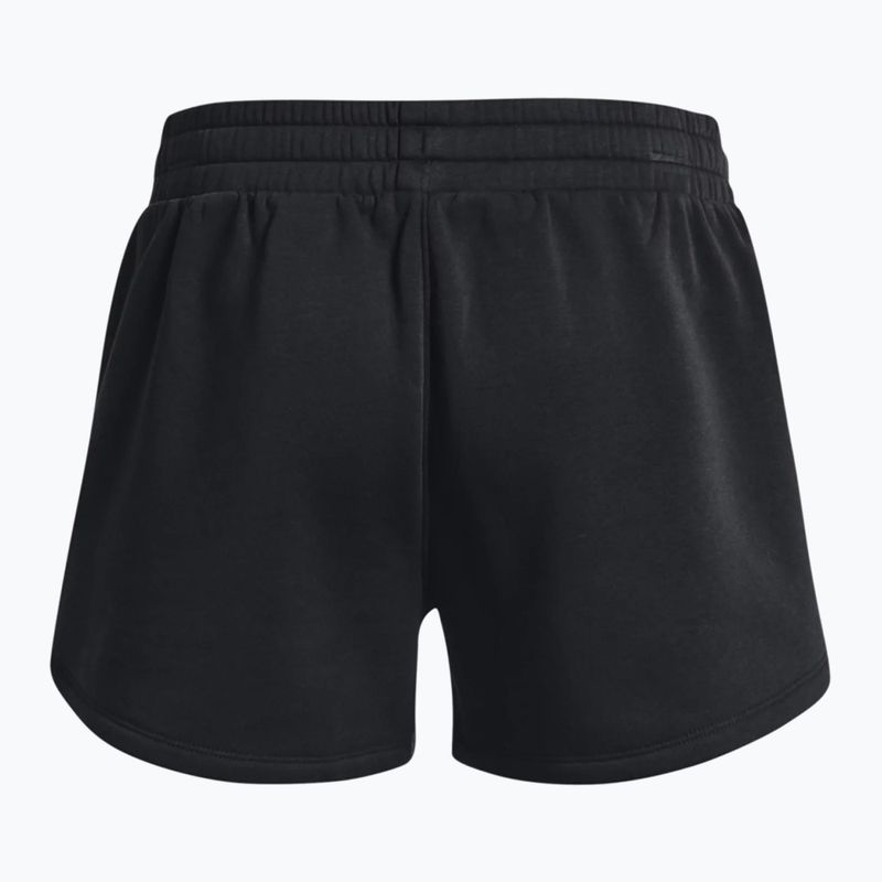 Under Armour Rival Fleece women's training shorts black 1376257 4