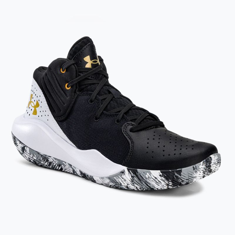 Under Armour men's basketball shoes black and white Jet '21 3024260-006