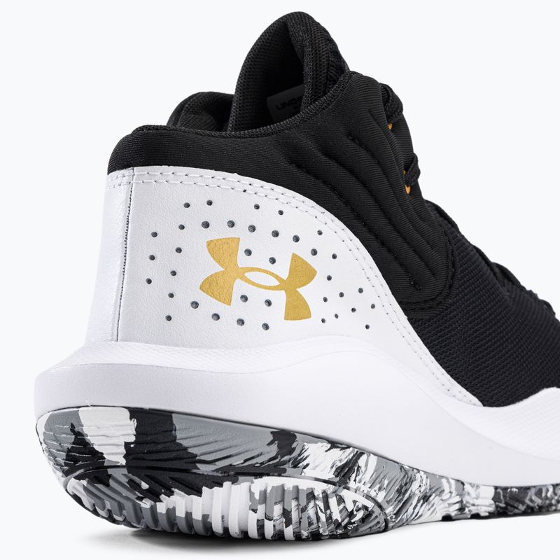 Under Armour men's basketball shoes black and white Jet '21 3024260-006 8
