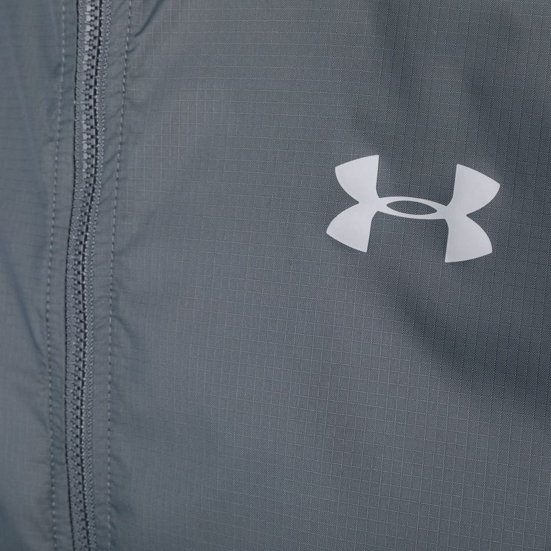 Under Armour Forefront Rain grey men's training jacket 1321439 3