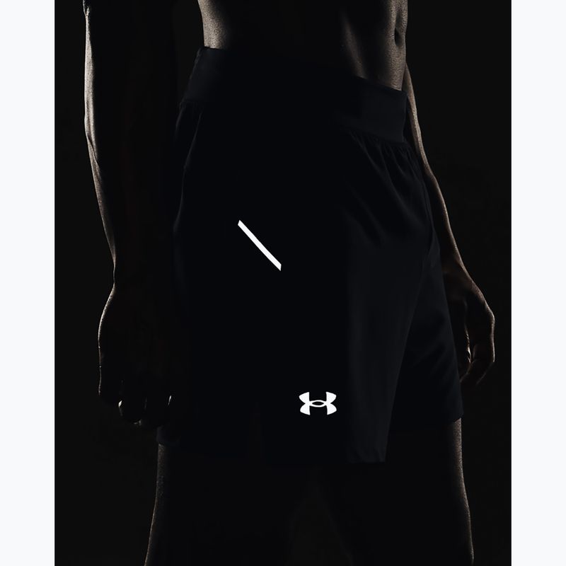 Under Armour Launch Elite 5" men's running shorts black/black/reflective 9