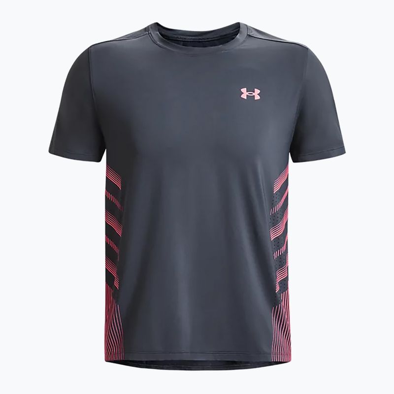 Men's Under Armour Iso-Chill Laser Heat grey running t-shirt 1376518 4