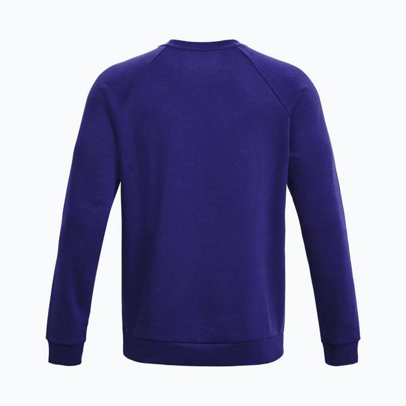 Under Armour men's Rival Fleece Crew sweatshirt blue 1357096-468 2