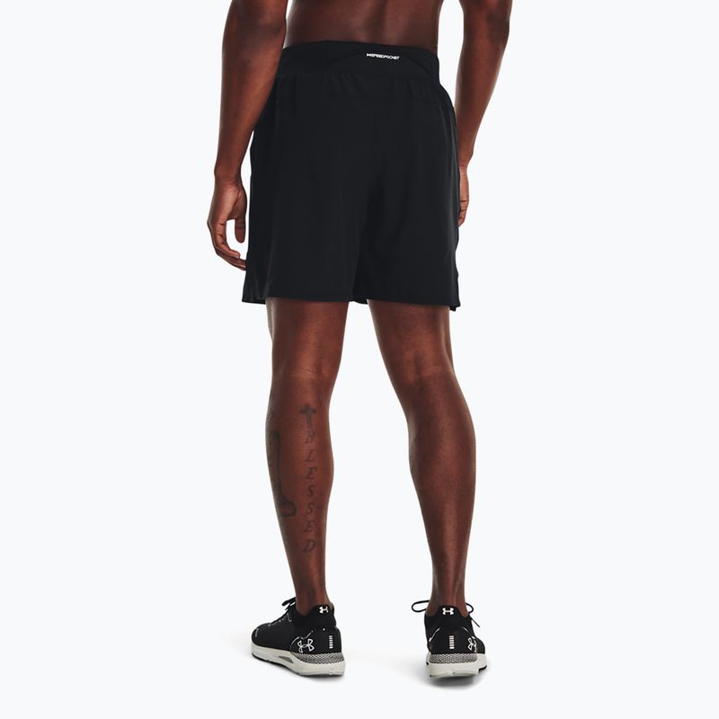 Under Armour Launch Pro 7" men's running shorts black/black/reflective 3