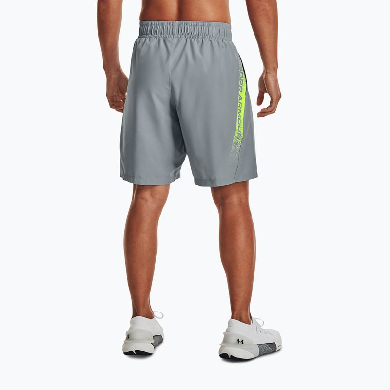 Under Armour Woven Graphic grey men's training shorts 1370388-465 2