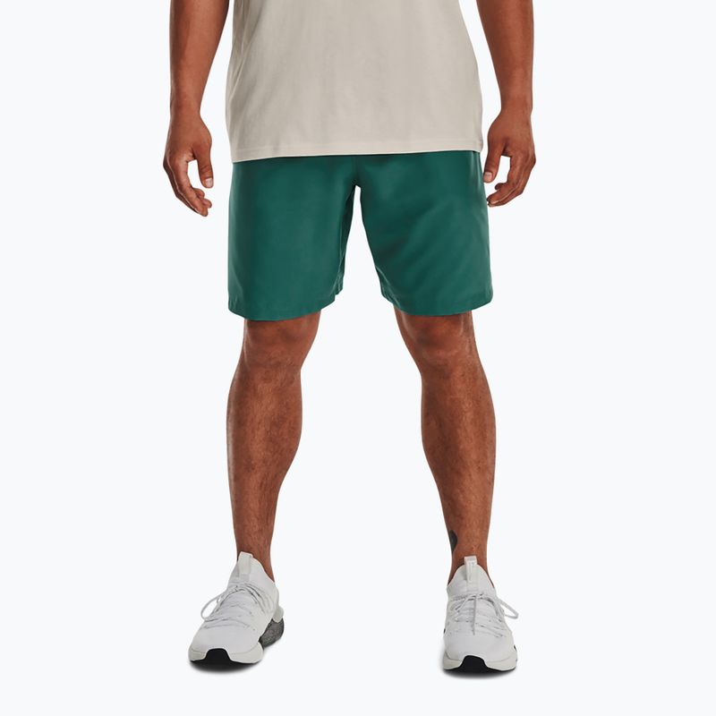 Under Armour Woven Graphic green men's training shorts 1370388-722