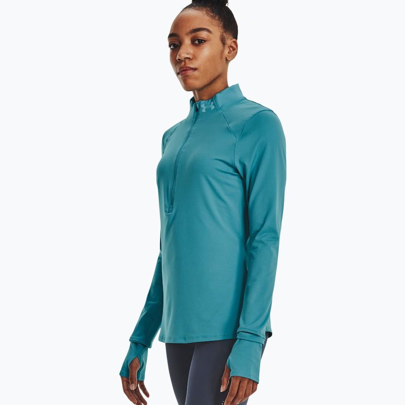 Under Armour Qualifier Run 2.0 Half Zip women's running sweatshirt blue 1365632