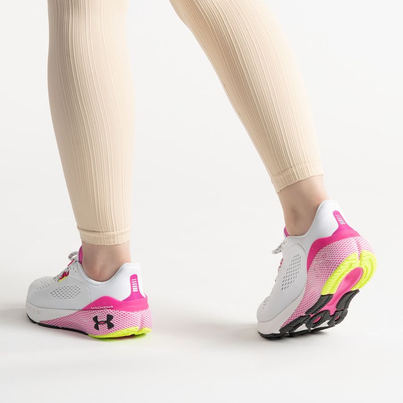 Under Armour women's running shoes W Hovr Machina 3 white and pink 3024907 13