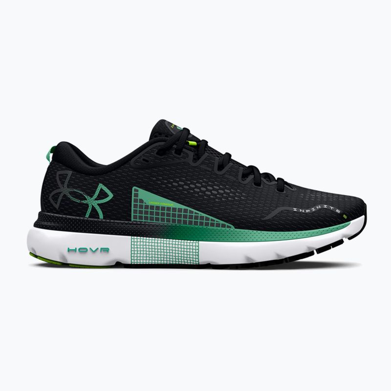 Under Armour Hovr Infinite 5 men's running shoes black-green 3026545 13