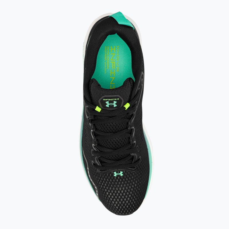 Under Armour Hovr Infinite 5 men's running shoes black-green 3026545 7