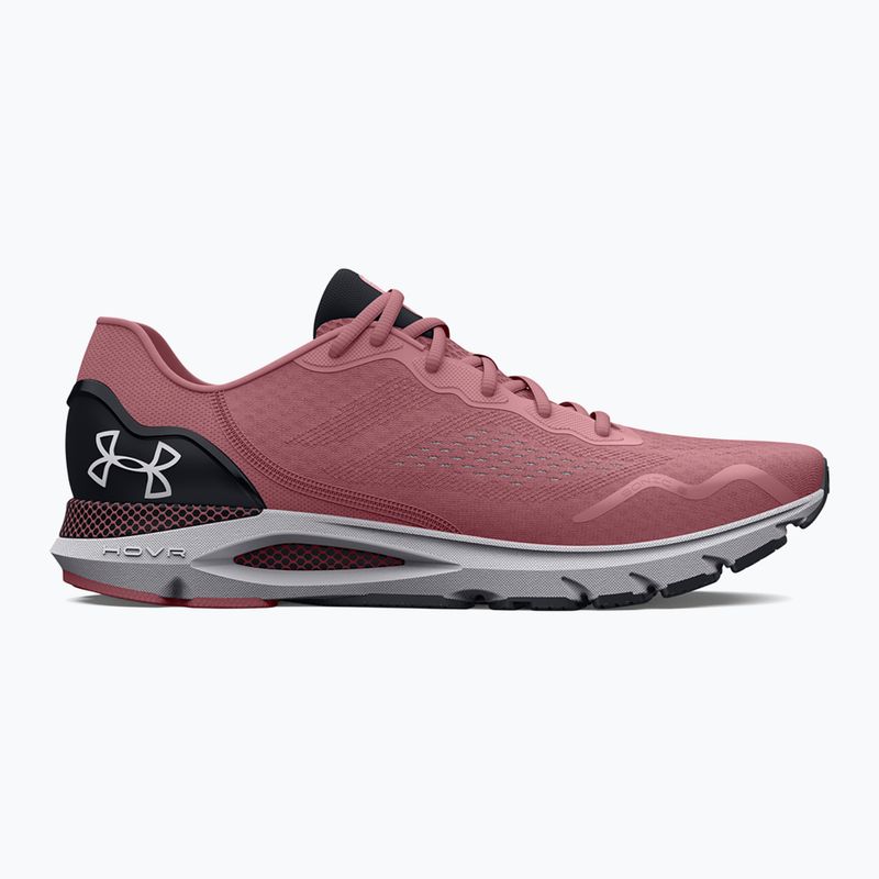 Under Armour Hovr Sonic 6 women's running shoes pink elixir/black/halo gray 8