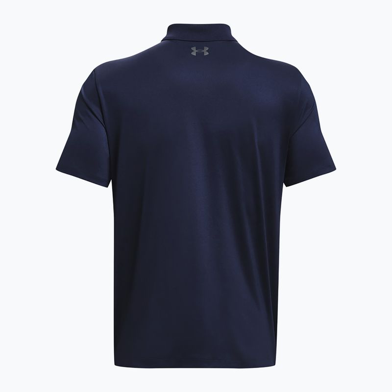 Men's polo shirt Under Armour Matchplay Polo midnight navy/pitch gray 6