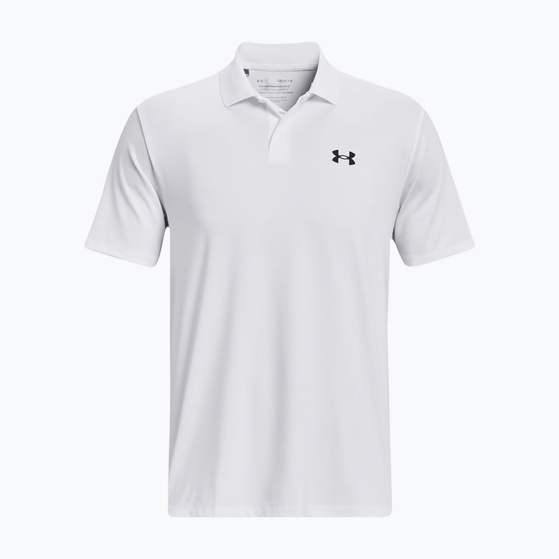 Men's polo shirt Under Armour Matchplay Polo white/pitch gray 5
