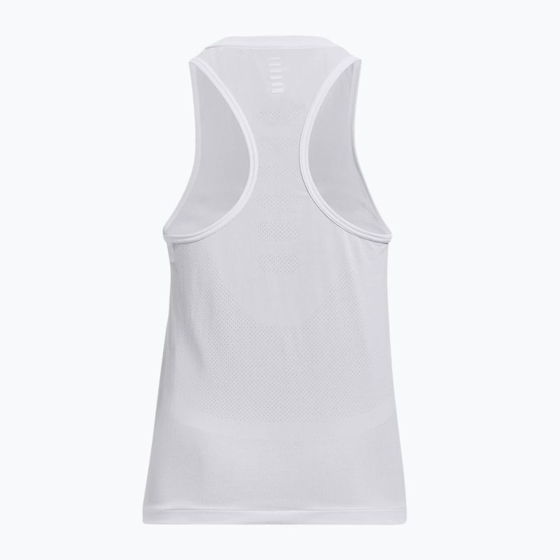 Under Armour women's running shirt Seamless Stride Singlet white 1375697 5