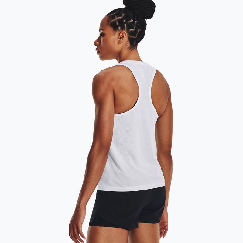 Under Armour women's running shirt Seamless Stride Singlet white 1375697 2
