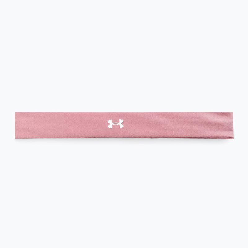 Under Armour women's headband Play Up pink elixir/white 2