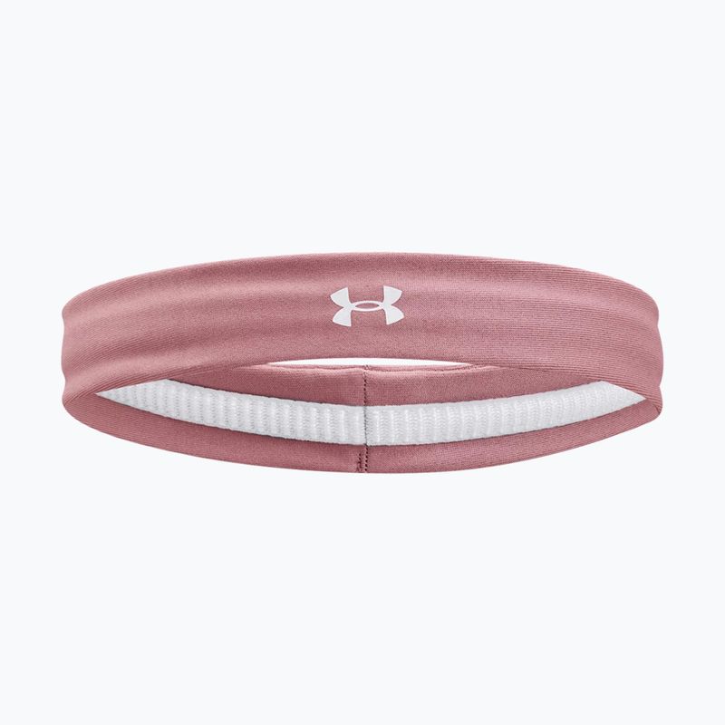 Under Armour women's headband Play Up pink elixir/white 3
