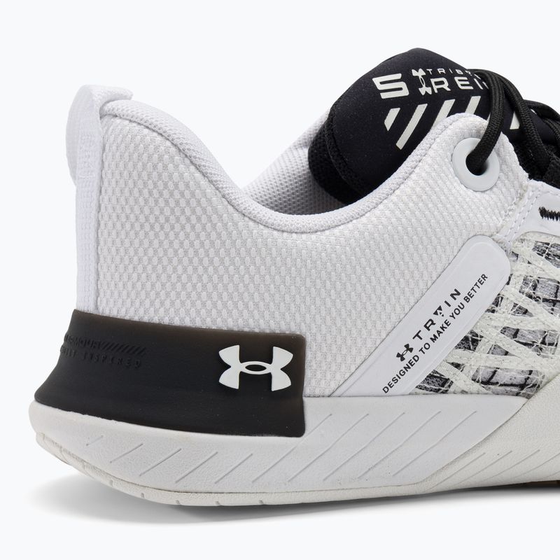 Under Armour Tribase Reign 5 white/black/white men's training shoes 9