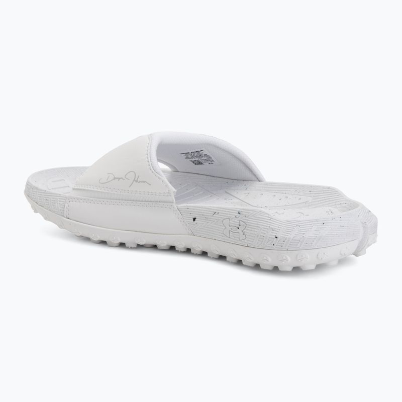 Slides Under Armour Rock 3 black/white clay 3