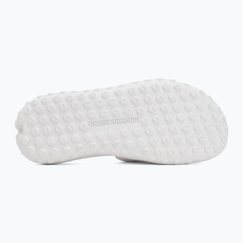 Slides Under Armour Rock 3 black/white clay 4